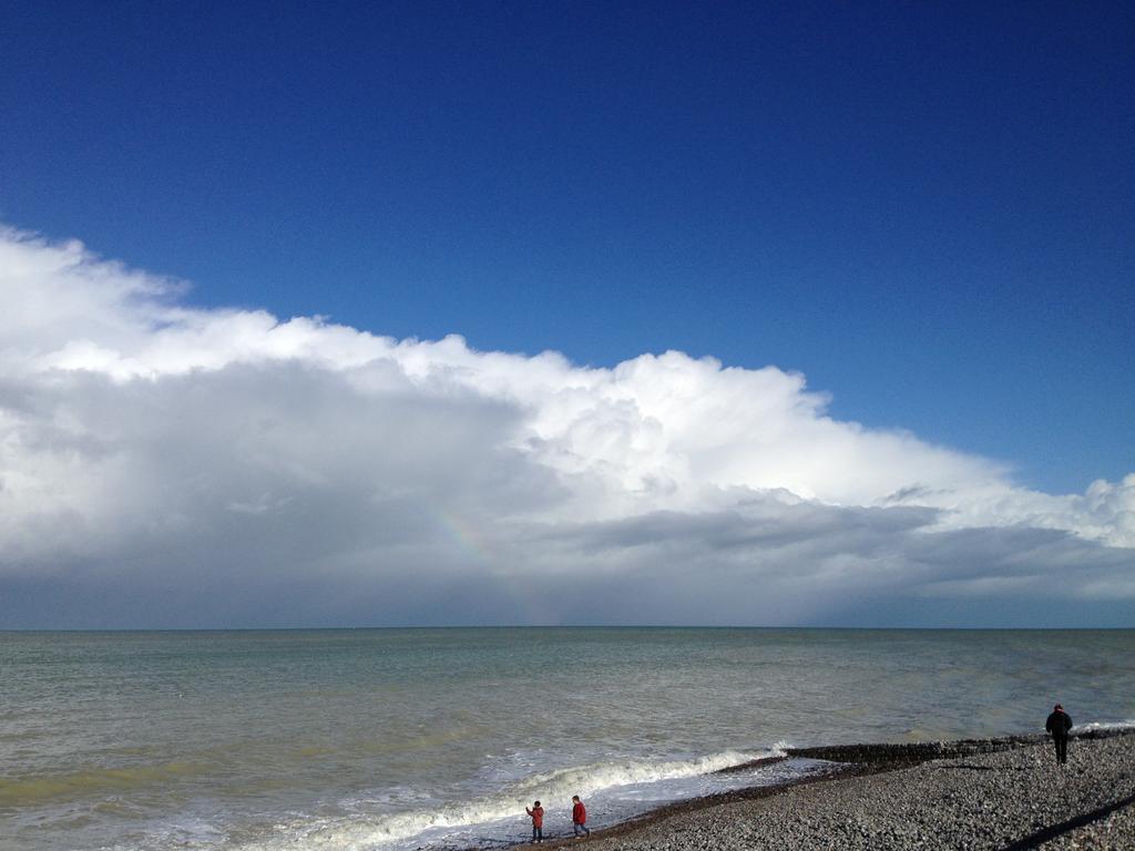 La Plage En Normandie Pourville-sur-Mer Kültér fotó