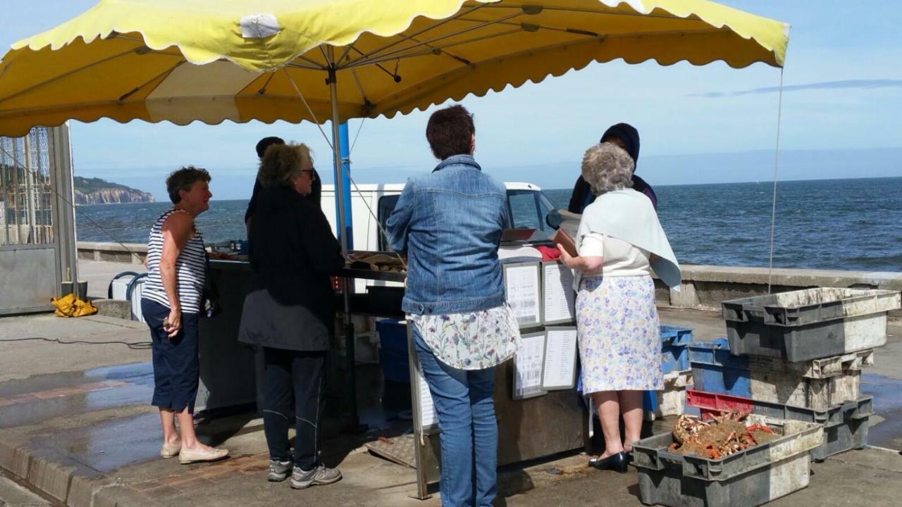 La Plage En Normandie Pourville-sur-Mer Kültér fotó
